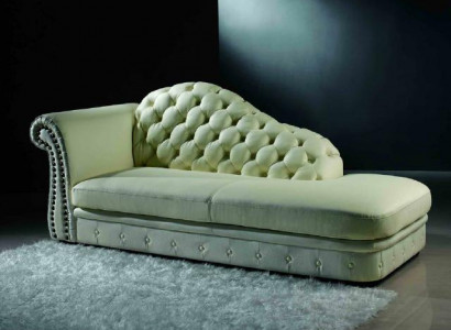 Chaiselounge Chesterfield Lounger Chaise Sofa Lounge Seating Lie 230cm